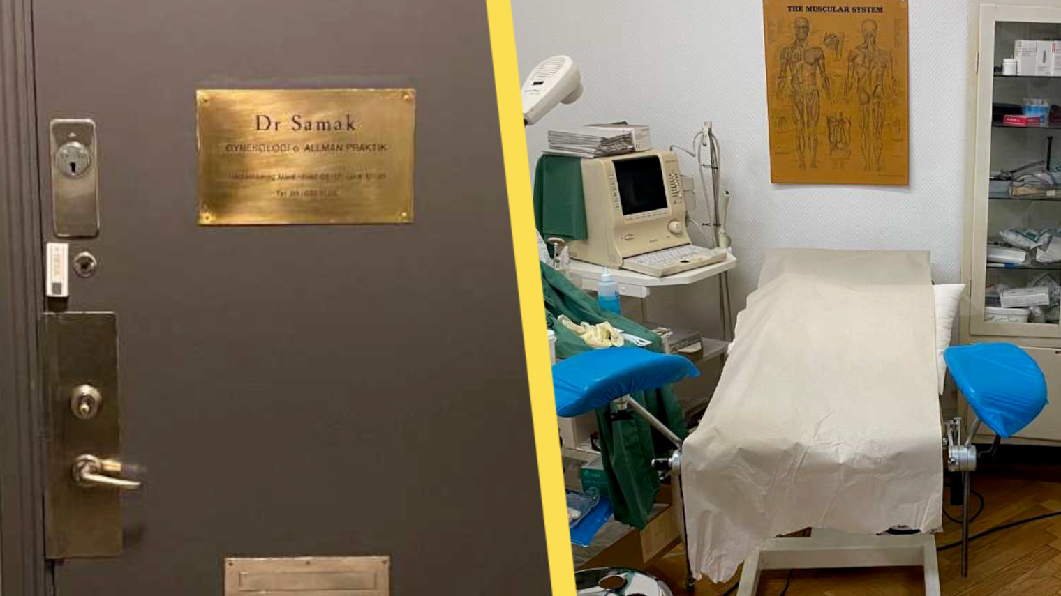 Våldtogs i gynekologstolen
